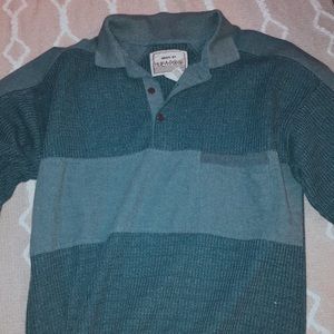Knitted 1/4 Buttoned Sweater